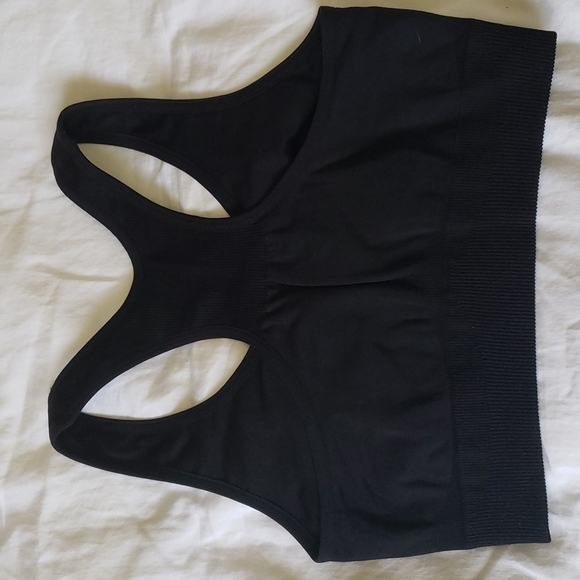 Wacoal Seamless, Wireless Sports Bra, Black, Sz 32 - Picture 2 of 5